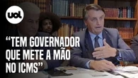 Bolsonaro cobra Petrobras e culpa governadores por preço de combustíveis