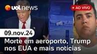 Morte de alvo do PCC em aeroporto; volta de Trump nos EUA; bolsonaristas em eleição na OAB 09/11/24