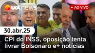 UOL News 2ª Edição com Diego Sarza | Programa Completo | 30 de abril de 2025