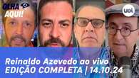 Reinaldo Azevedo: debate Band com Nunes x Boulos; entrevista de Malafaia e apagão em SP 14/10/24