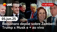 UOL News 2ª Edição com Mauro Tagliaferri | Programa Completo | 5 de junho de 2025