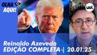 Reinaldo Azevedo: Trump toma posse hoje; Lula fala de presidente dos EUA e mais | Olha Aqui