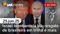 UOL News 1ª Edição com Fabíola Cidral | Programa Completo | 23 de junho de 2025