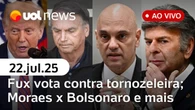 UOL News 1ª Edição com Fabíola Cidral | Programa Completo | 22 de julho de 2025