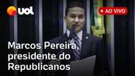 Deputado Marcos Pereira, presidente do Republicanos, fala ao vivo sobre Hugo Motta, Bolsonaro e Lira 05/11/24