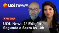 UOL News 1ª Edição com Natália Mota | Programa Completo | 30 de maio de 2025