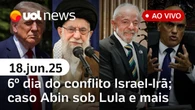 UOL News 1ª Edição com Fabíola Cidral | Programa Completo | 18 de junho de 2025