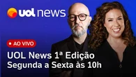 UOL News 1ª Edição com Fabíola Cidral | Programa Completo | 28 de maio de 2025