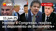 UOL News 2ª Edição com Diego Sarza | Programa Completo | 11 de junho de 2025