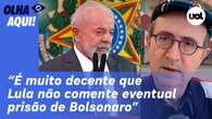 Reinaldo: Lula está certo em evitar comentar eventual prisão de Bolsonaro; é decente fazer isso