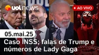 UOL News 1ª Edição com Fabíola Cidral | Programa Completo | 05 de maio de 2025