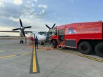 Пів години від виклику до скиду води: як український AN-32П гасить пожежі в горах Чорногорії