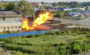 У кургані, в рф, масштабна пожежа на газорозподільній підстанції: через інцидент евакуюють людей та відключають подачу газу