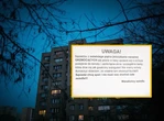 У Польщі мешканці багатоквартирного будинку вивісили оголошення з проханням не займатися гучно коханням