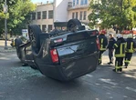 Охорона Порошенка влаштувала серйозне ДТП з перекиданням в Одесі