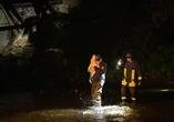 На Закарпатті обвалився міст: працівники ДСНС врятували 2-річного хлопчика і його матір
