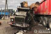 На Волині ДТП з трьома вантажівками: постраждали два водії та підліток-пасажир