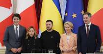 Zelensky al G7: sapete cosa ci serve, contiamo su di voi. I leader: «Nostro sostegno incrollabile»