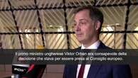 De Croo su Orban: Dovrebbe solo tenere la bocca chiusa. Ops non avrei dovuto dirlo