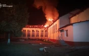 ФотоВорог понівечив на Чернігівщині ліцей, який відбудували після ракетного удару