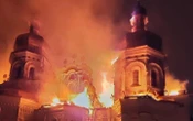 ФотоВід російського удару по Києву горить Лавра