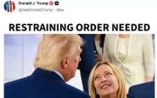 Трамп перед самітом НАТО закинув, що потребує заборонного припису від прем'єрки Італії