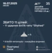 Унаслідок атаки росіян є влучання 18 дронів у п'яти локаціях