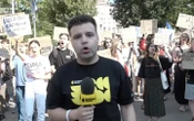 У Києві на площі Франка зібрався мітинг проти звільнення Федорова з посади міністра оборони