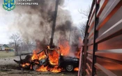Російський FPV-дрон атакував цивільне авто на Харківщині