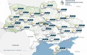 В середу в Україні подекуди дощі, температура повітря підніметься до +21°