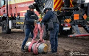 На Чернігівщині сапери ДСНС вилучили бойові частини російських крилатих ракет Х-101