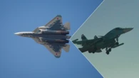 Ukraińskie drony trafiły kilka Su-57 i Su-34 ukrytych na Uralu