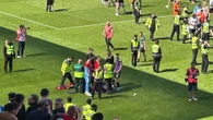 Man charged after Aberdeen player injured by seat thrown from stand