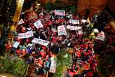 Almost 100 arrested during protest occupying Trump Tower over Mahmoud Khalil