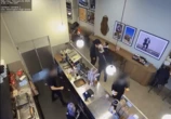 Shocking moment Bridgerton actress Genevieve Chenneour fights phone thief in Kensington café