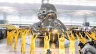 Butter Baby Unveils 50-foot Chrome Sculpture at Jakarta’s International Airport, Signaling Global Expansion
