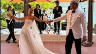 Logan Paul and Nina Agdal Wed, With the Bride and Daughter Wearing Galia Lahav