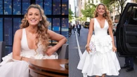 Blake Lively’s Christopher John Rogers Dress From Her ‘Seth Meyers’ Interview Has a Star-studded Fashion History