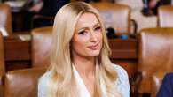 Paris Hilton Lobbies for Child Welfare Reform on Capitol Hill Wearing Self-Portrait Dress