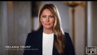 Melania Trump Wears Michael Kors and Gap to Announce AI Challenge