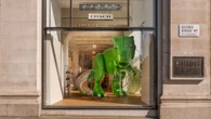 Rexy the Dionsaur Roars in Coach’s Charm Playground at Selfridges’ Corner Shop