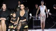 Kim Kardashian’s Family Affair, Bella Hadid’s Spray-painted Gown and More Celebrity Moments at Paris Fashion Week Through the Years