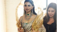 Isha Ambani Brings the Sari to the Met Steps in Gaurav Gupta Couture