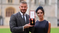 David Beckham Wears Victoria Beckham’s First Men’s Look to Receive Knighthood From King Charles at Windsor Castle