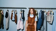 Joey King Selects a Miu Miu Collection of Denim, Greens and Side Boob