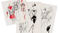 An Auction of Karl Lagerfeld Sketches Nets More Than 700,000 Euros