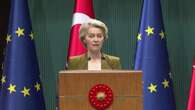 Von der Leyen se reúne con Erdogan en Ankara