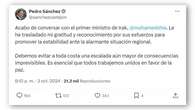 Sánchez emplaza al primer ministro iraquí a unir esfuerzos ante la crisis en Oriente Medio