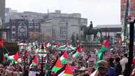 Centenares de personas protestan en apoyo a Gaza en la víspera del congreso laborista en Liverpool