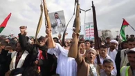 Hutíes protestan contra EE. UU. e Israel por operaciones en Gaza